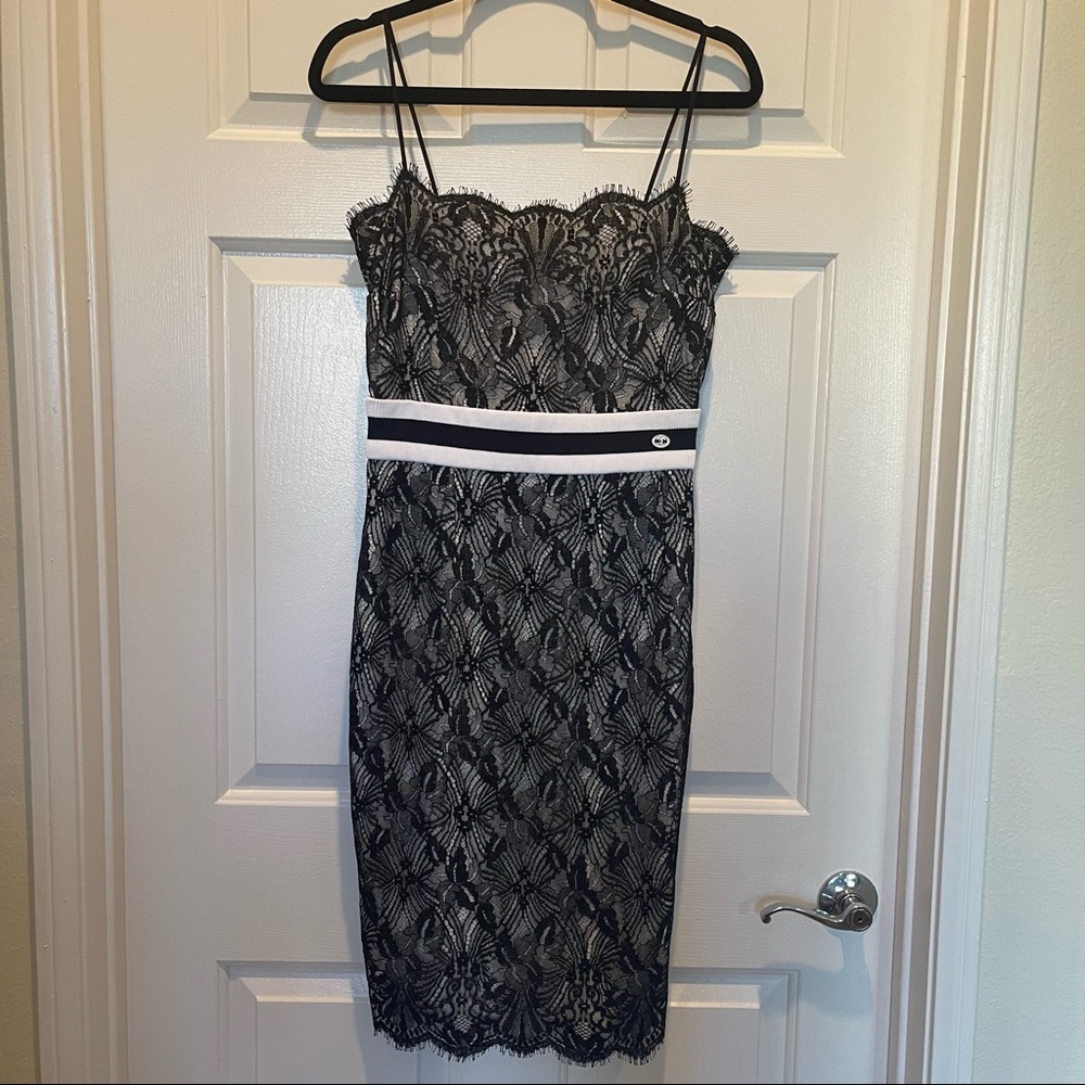 Chanel lace mini dress